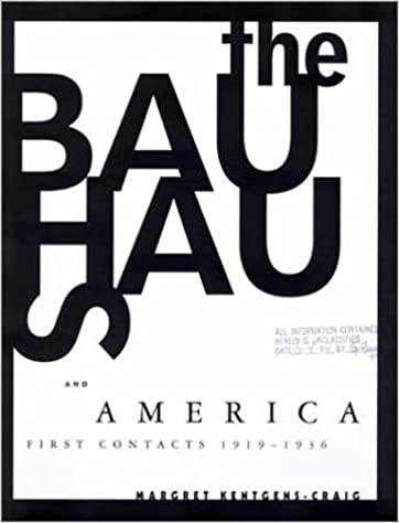  دانلود کتاب The Bauhaus And America - First Contacts, 1919-1936, 1999 - دانلود کتاب های دانشگاهی