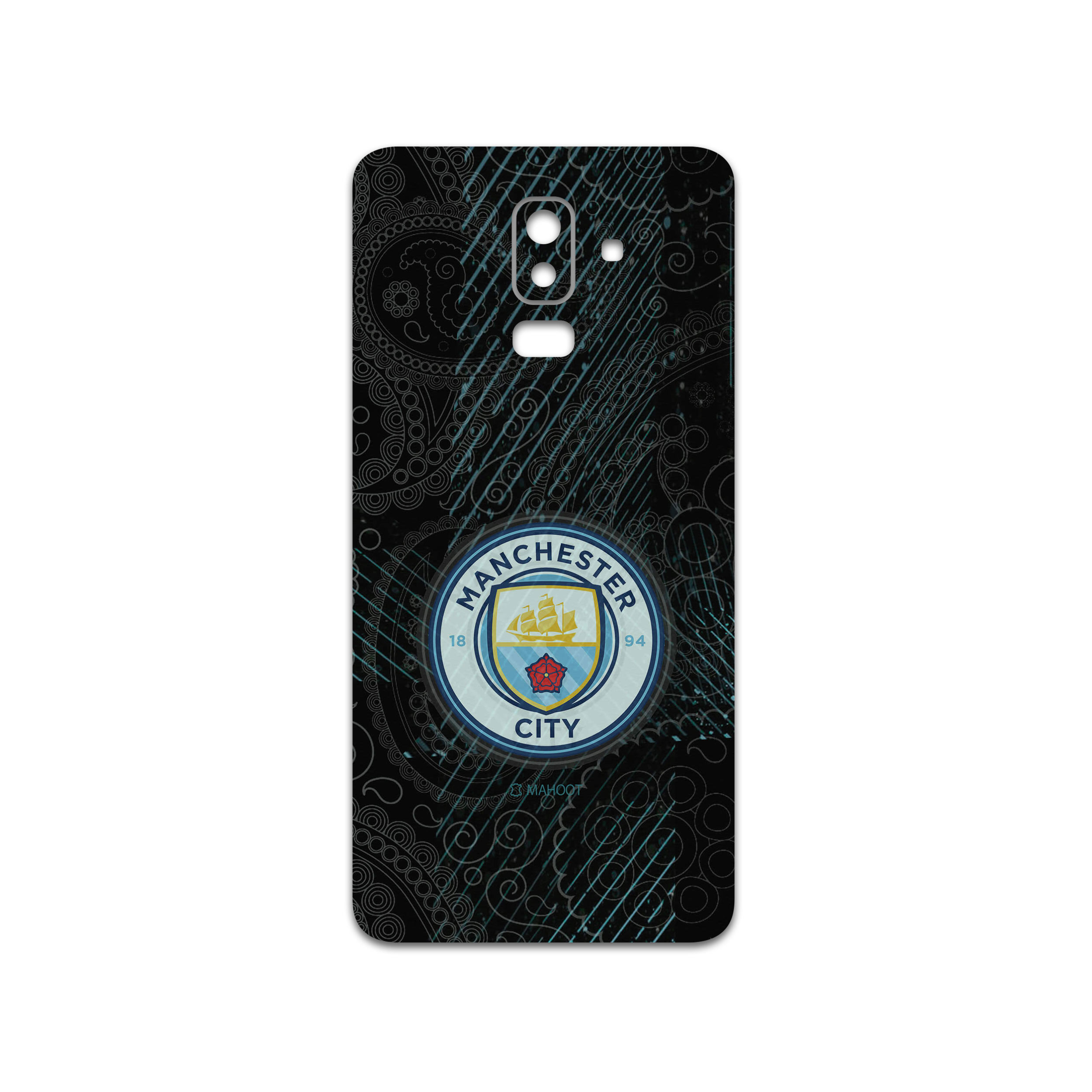 برچسب پوششی ماهوت مدل Manchester-City مناسب برای گوشی موبایل سامسونگ Galaxy J8