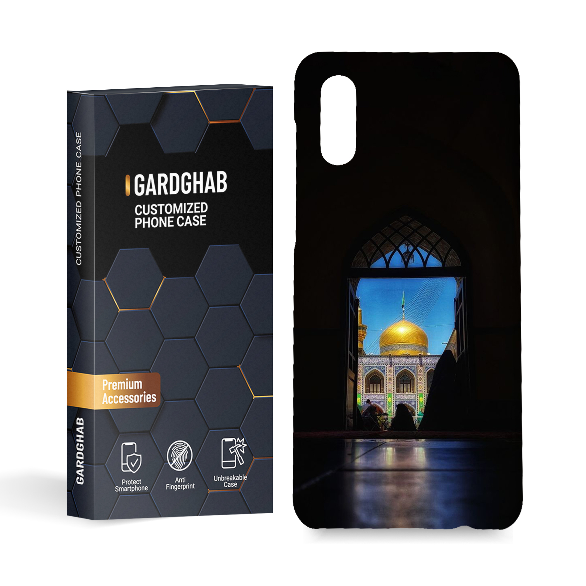 کاور گارد قاب مدل مذهبی مناسب برای گوشی موبایل سامسونگ galaxy a02
