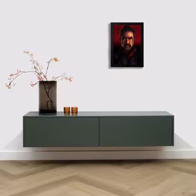 تابلو مدل سریال مردگان متحرک نیگان walking dead negan B353