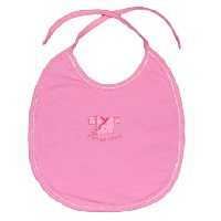 پیشبند دخترانه صورتی راه راه تاپ لاین Top Line