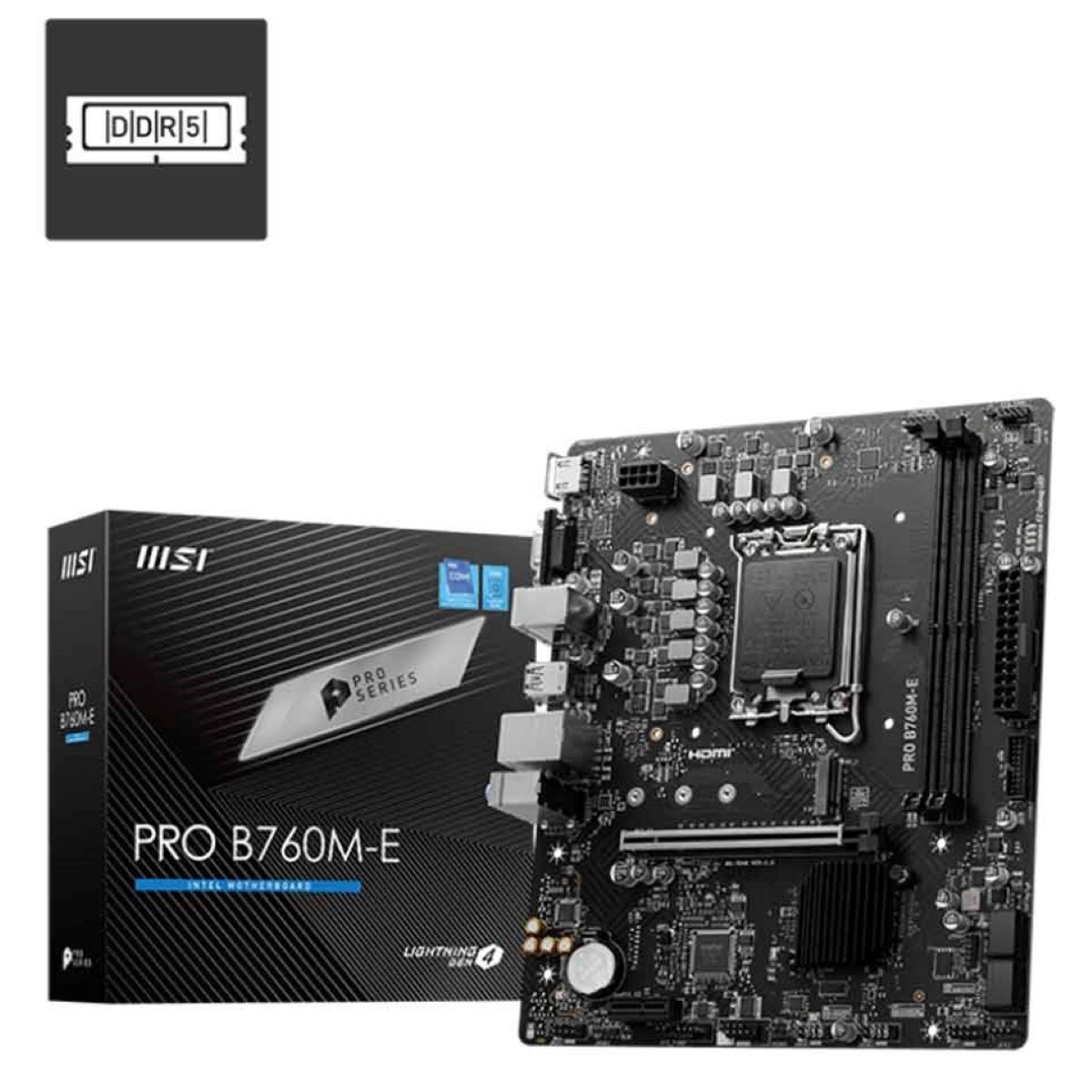 خرید مادربرد MSI PRO B760M-E DDR5 با بهترین قیمت