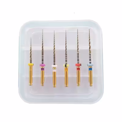فایل روتاری دندانپزشکی  مدل ASSORTE GOLD بسته 6 عددی