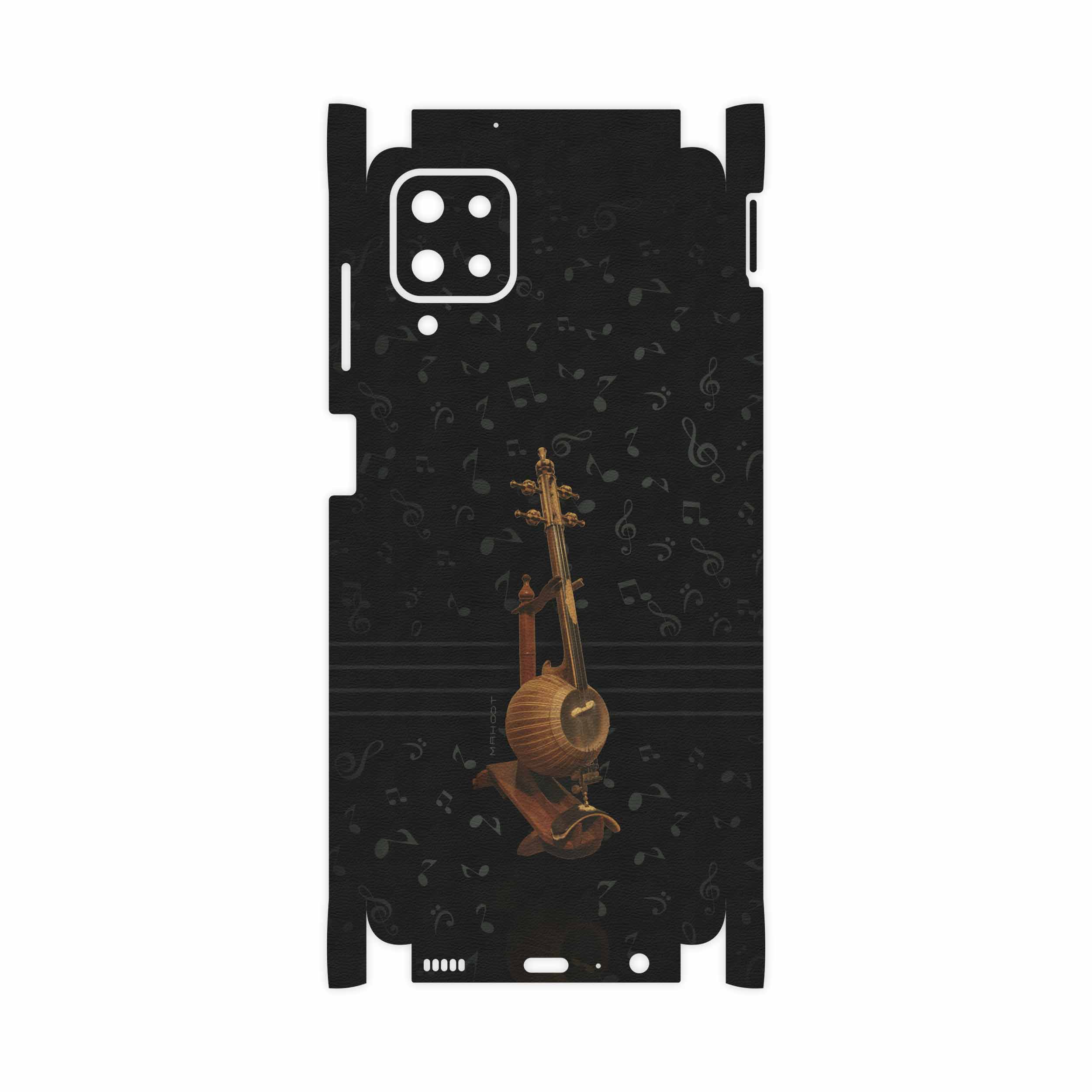 برچسب پوششی ماهوت مدل Persian Fiddle Instrument-FullSkin مناسب برای گوشی موبایل سامسونگ Galaxy A12