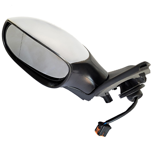 خرید آینه بغل پژو 206 کاوج برقی با فلاپ سفید (چپ) | اتوموبی