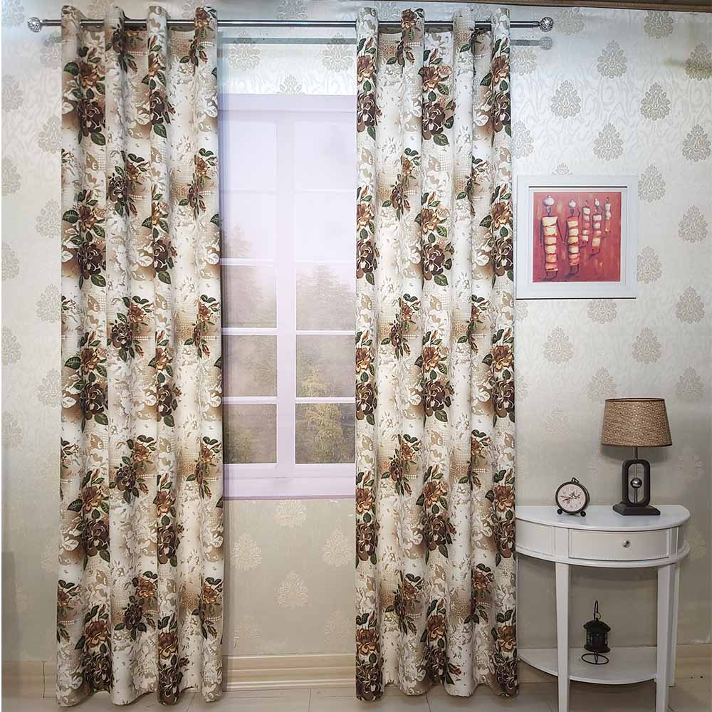 پرده کد e-256 سایز 140x280 سانتی متر 