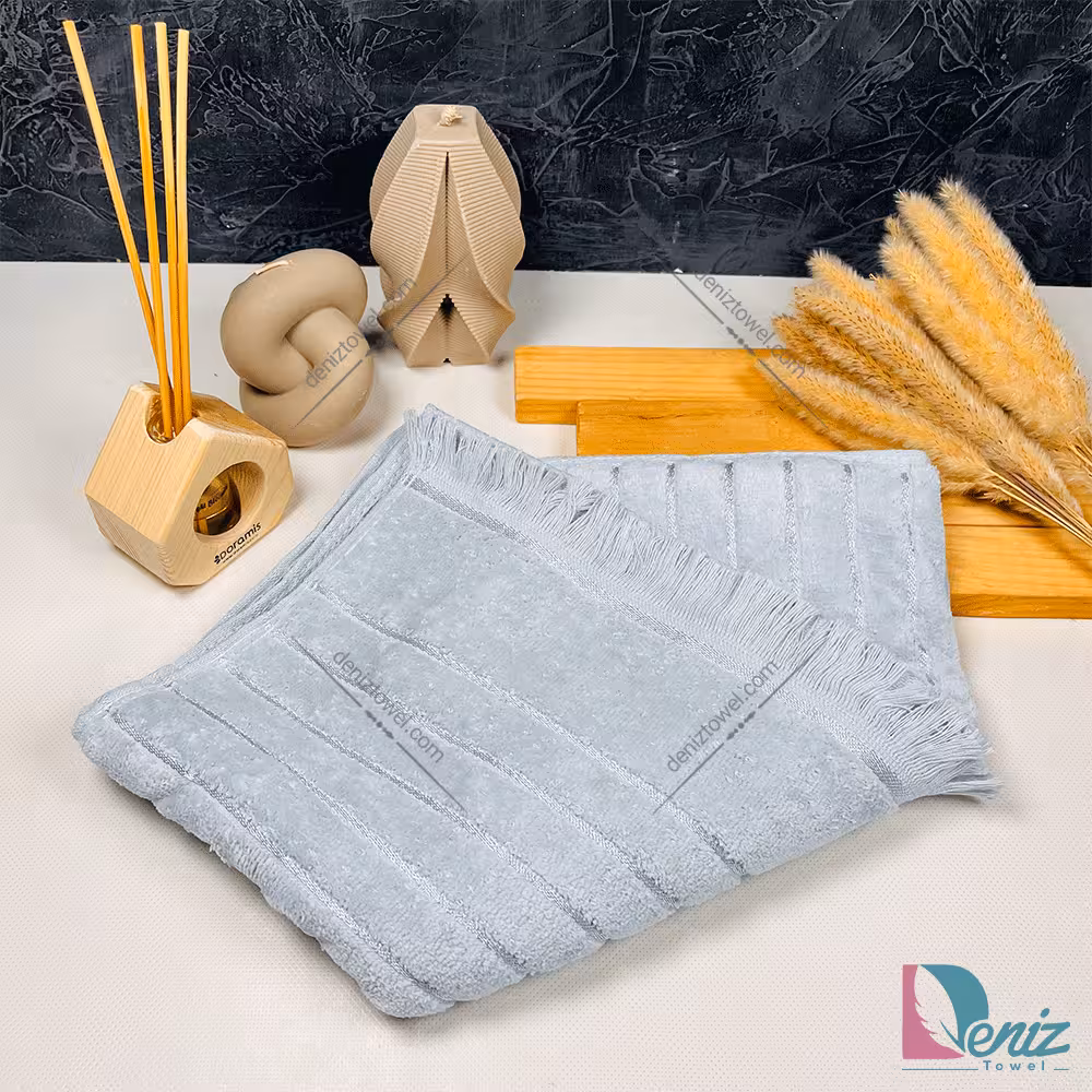 حوله دستی طرح کارمن رنگ نقرابی