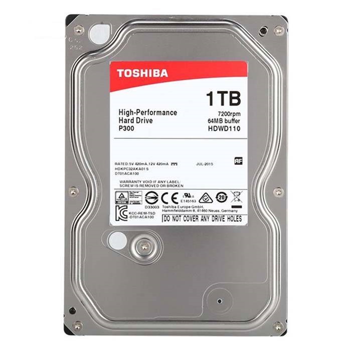 هارد اینترنال توشیبا TOSHIBA P300 HDWD110 1TB بدون پک