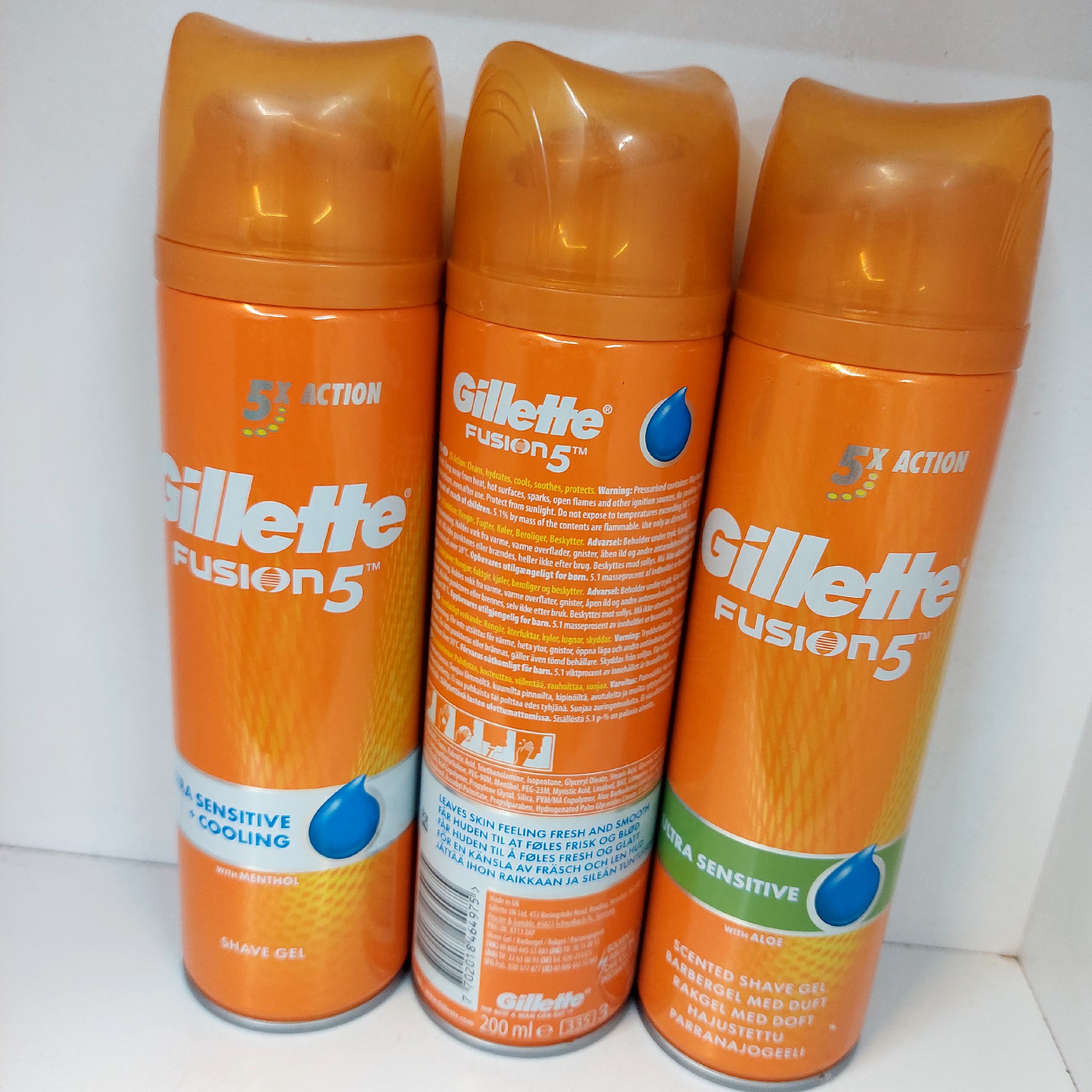ژل کف اصلاح مردانهGillette.فیوژن.