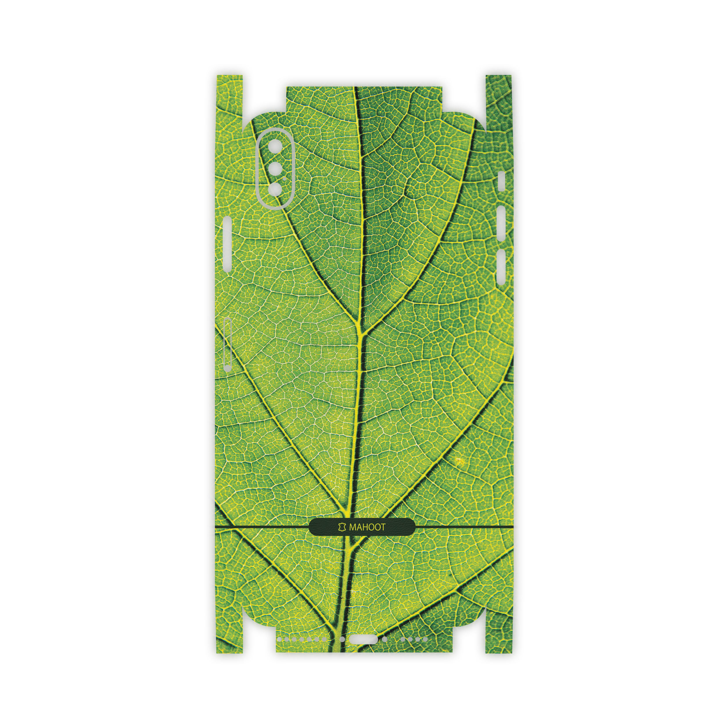 برچسب پوششی ماهوت مدل Leaf-Texture-FullSkin مناسب برای گوشی موبایل اپل iPhone Xs Max