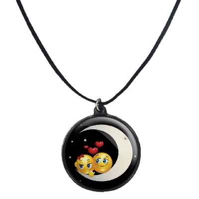 گردنبند پرمانه طرح عاشقانه کد pmb.5285 مدل دو طرفه