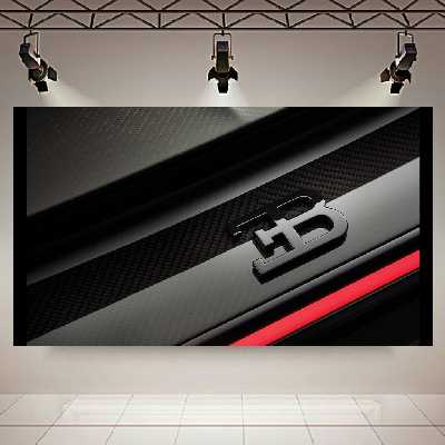 تابلو بوم طرح لوگو ماشین مدل بوگاتی کد AR6020