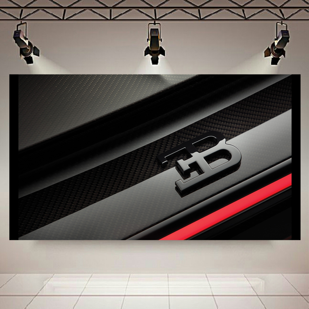 تابلو بوم طرح لوگو ماشین مدل بوگاتی کد AR6020