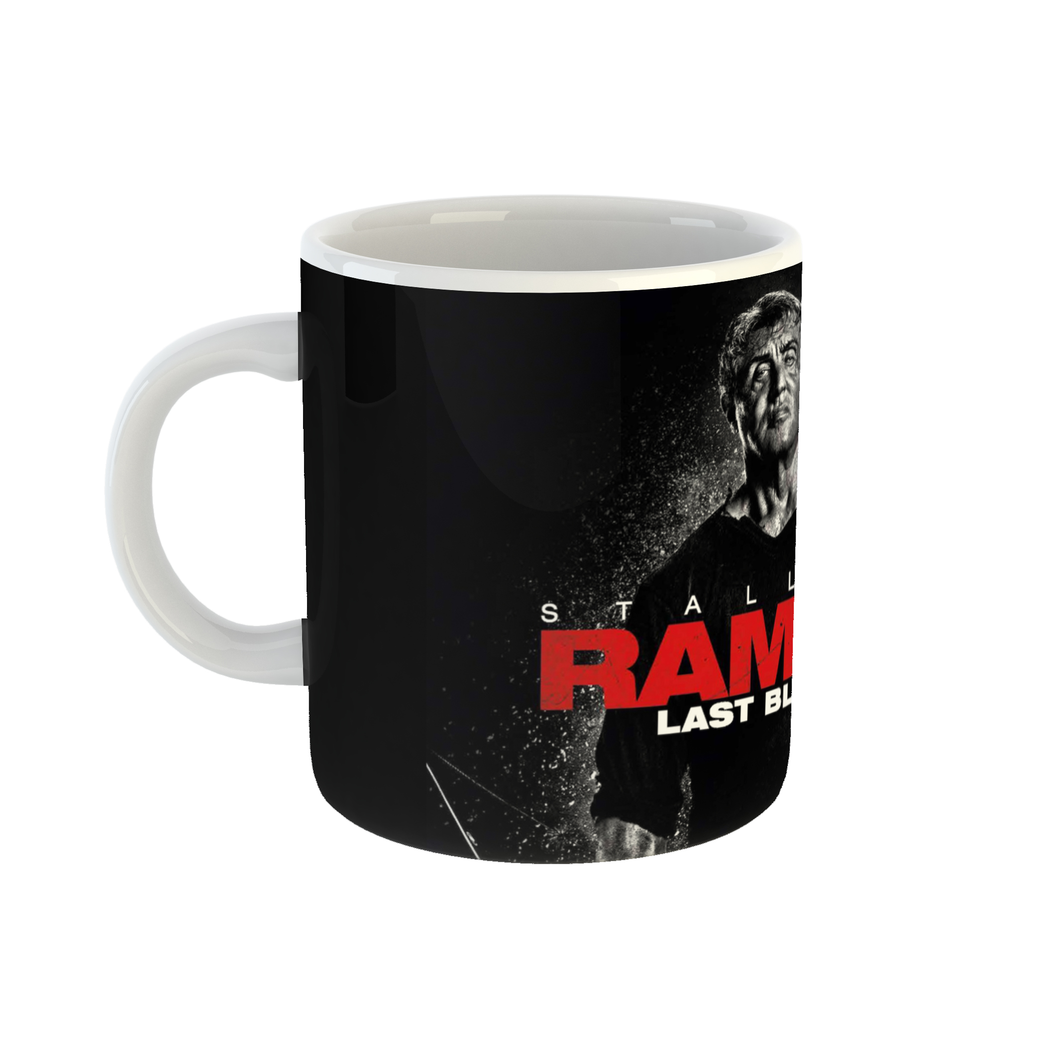 ماگ طرح Sylvester Stallone مدل Rambo کد 01