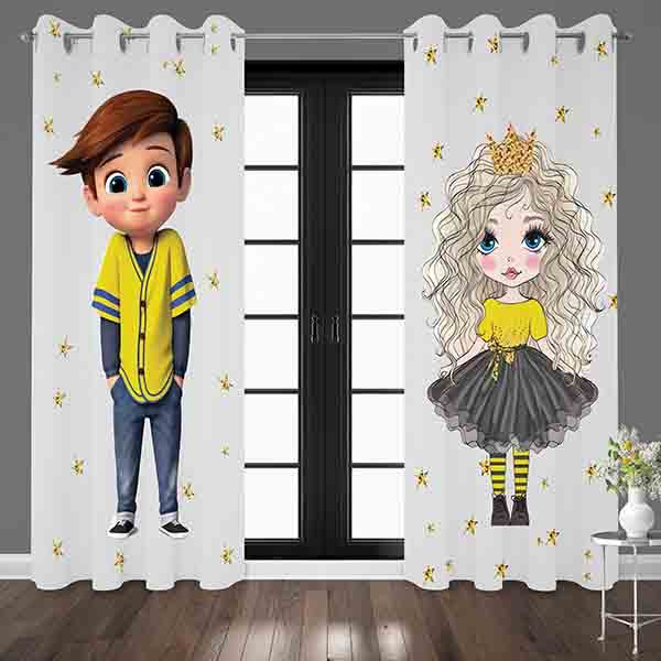 پرده مدل 2682-2683 سایز 140x280 سانتی متر