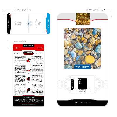 برچسب پوششی ماهوت مدل River rocks مناسب برای گوشی موبایل موتورولا Moto E32s