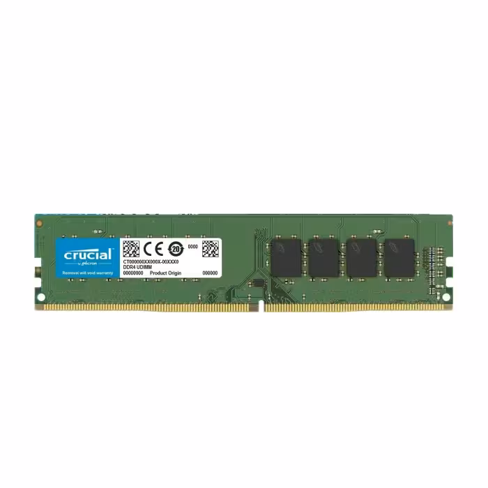 رم کامپیوتر DDR4 تک کاناله 3200 مگاهرتز CL22 کروشیال ظرفیت 32 گیگابایت