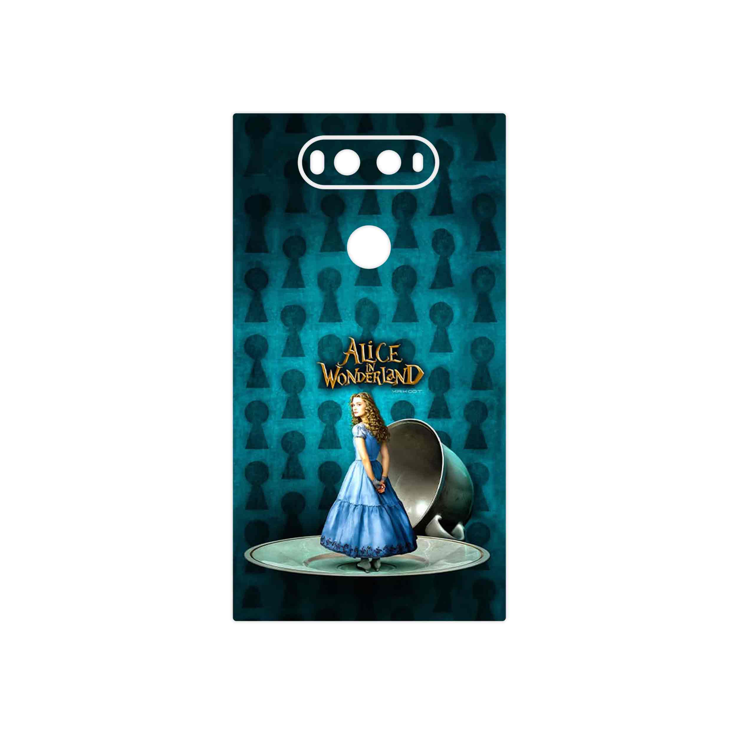 برچسب پوششی ماهوت مدل Alice in Wonderland مناسب برای گوشی موبایل ال جی V20