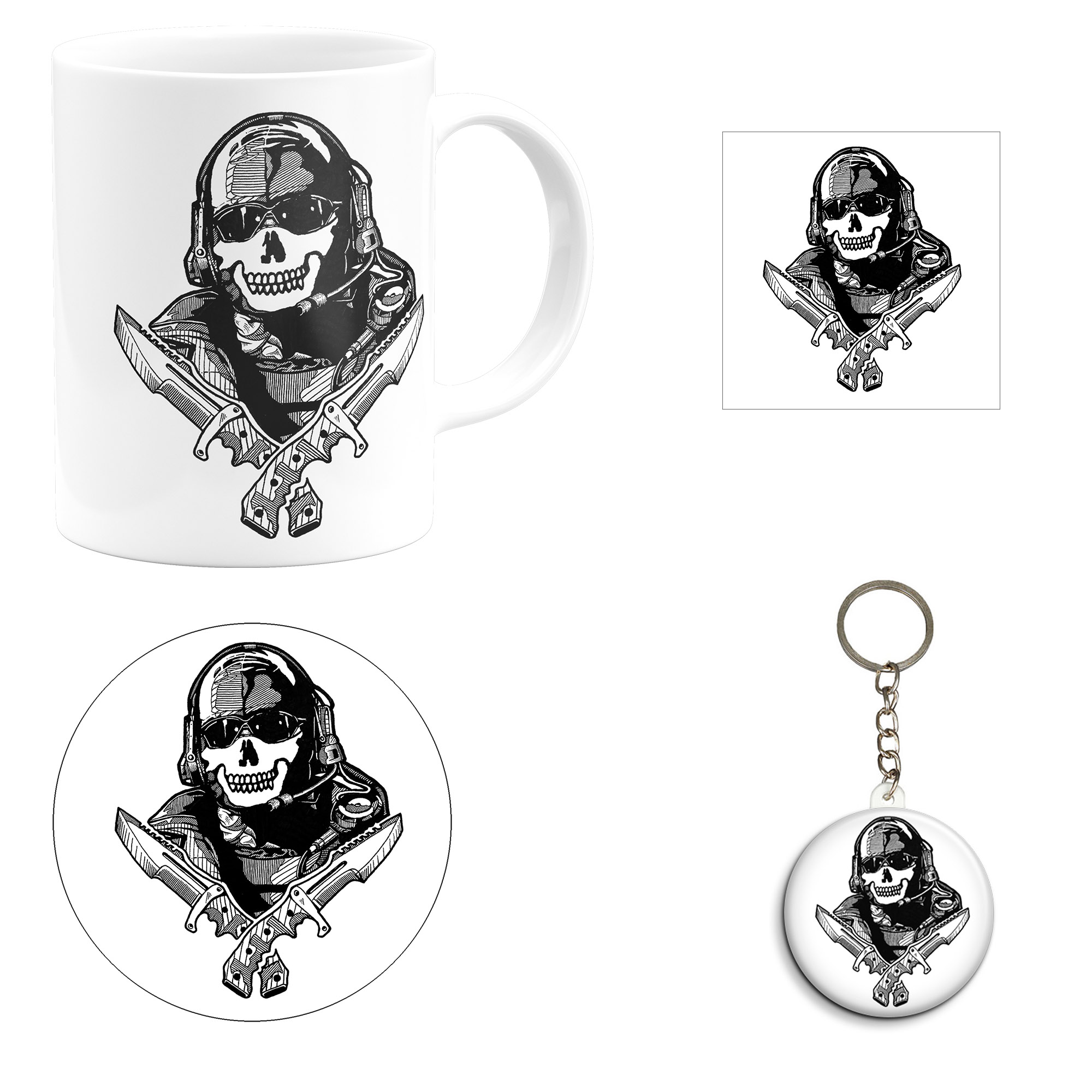 ست هدیه ماگ مدل بازی کال اف دیوتی طرح call of duty کد M41