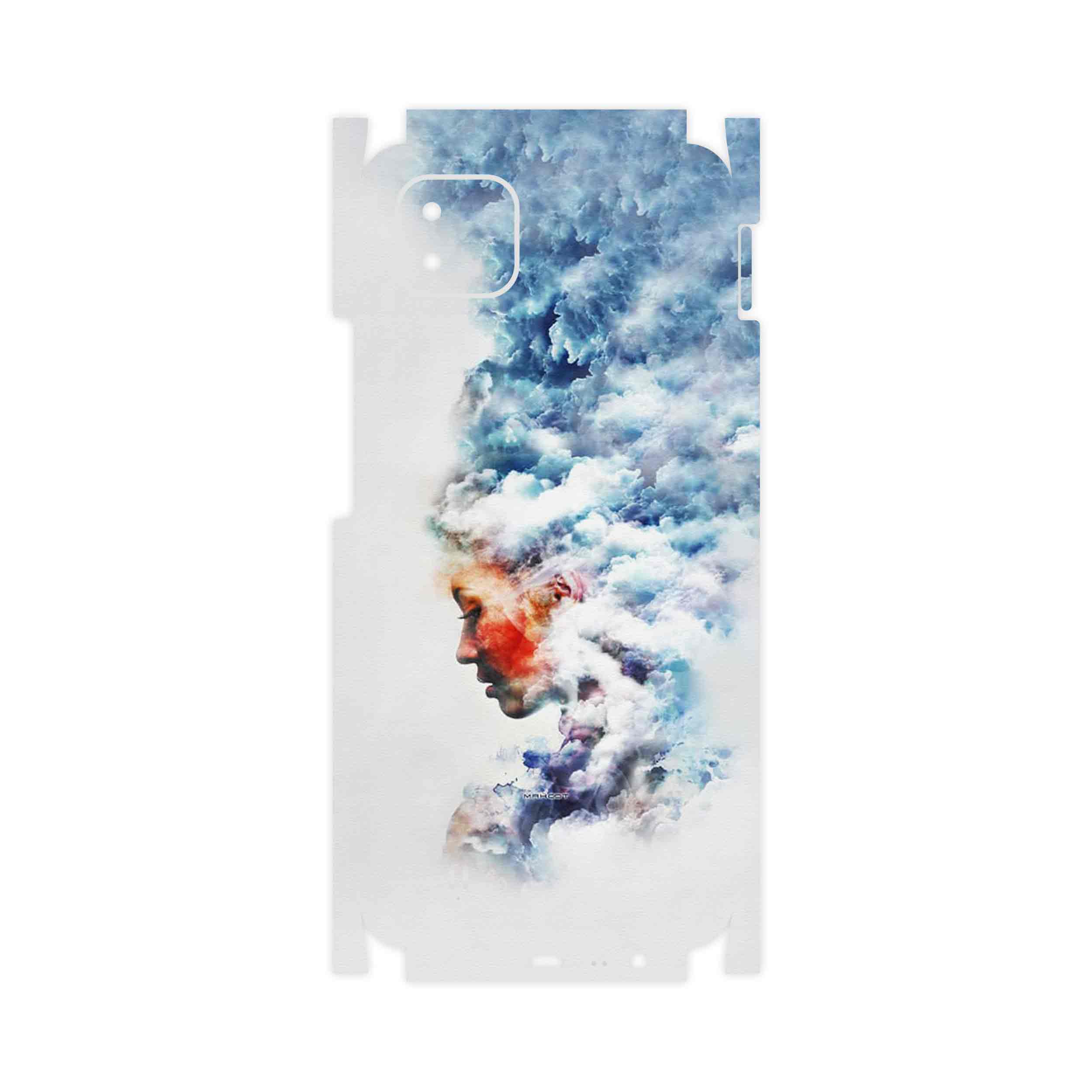 برچسب پوششی ماهوت مدل Women and the Cloud Digital Art-FullSkin مناسب برای گوشی موبایل ریلمی C11 2021