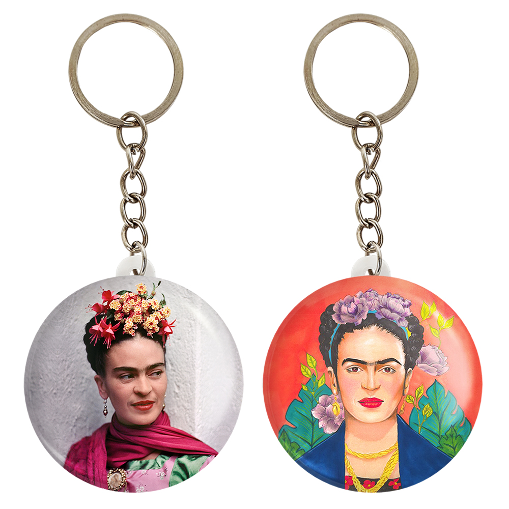 جاکلیدی خندالو مدل فریدا کالو Frida Kahlo کد 37133714 مجموعه 2 عددی