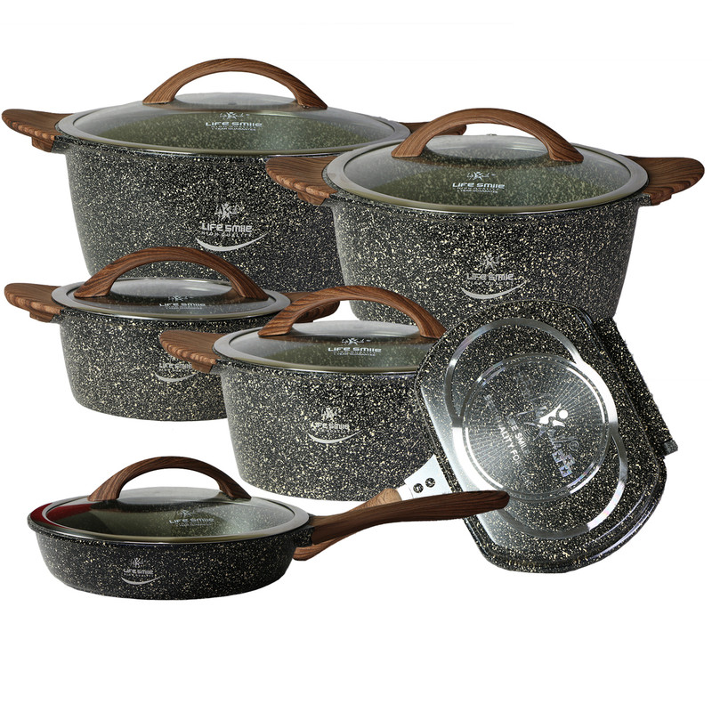 سرویس قابلمه 12 پارچه لایف اسمایل مدل p5 | کالا مکس