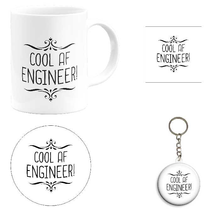 ست هدیه ماگ طرح روز مهندس کد M11