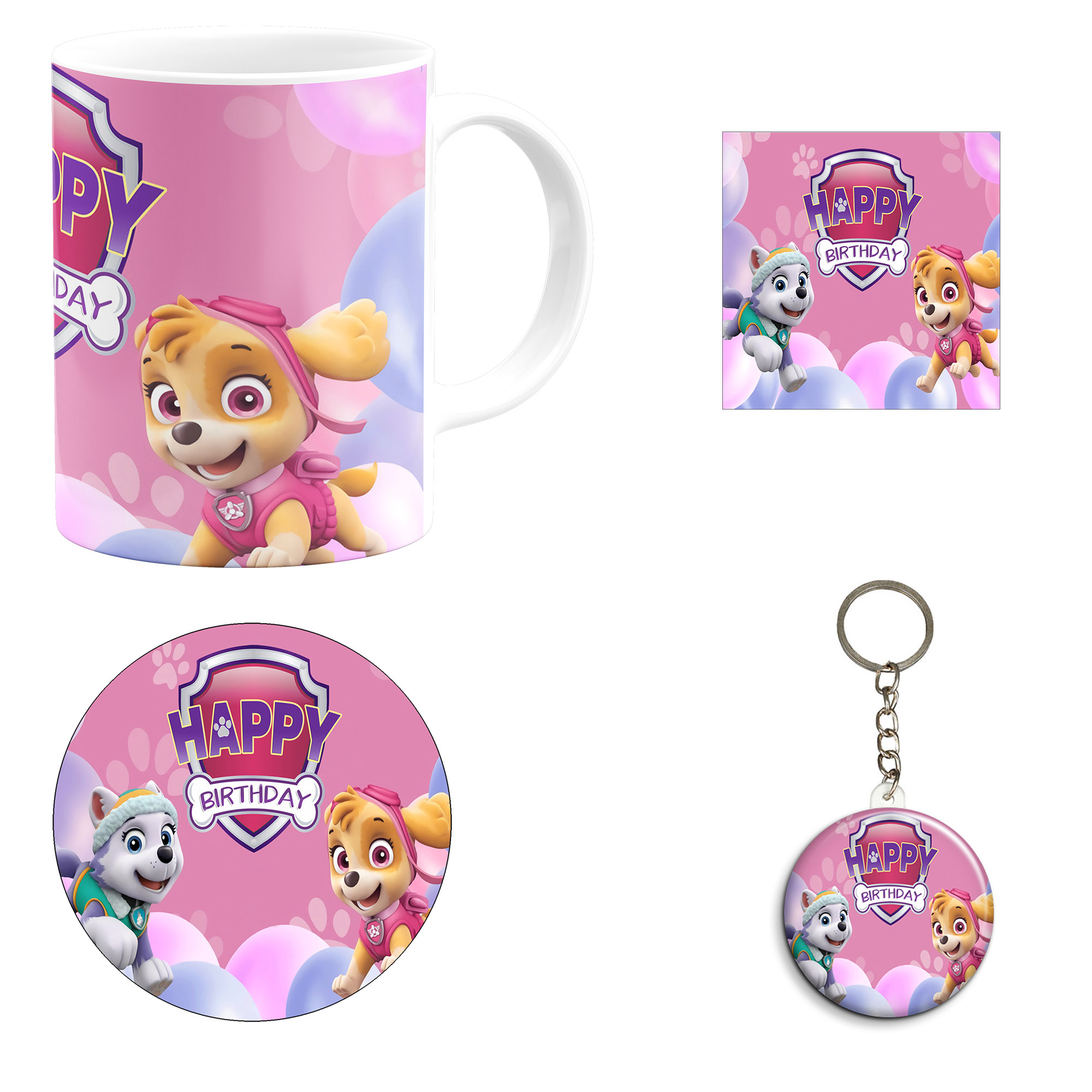 ست هدیه ماگ مدل انیمیشن سگ های نگهبان طرح Paw patrol کد M15