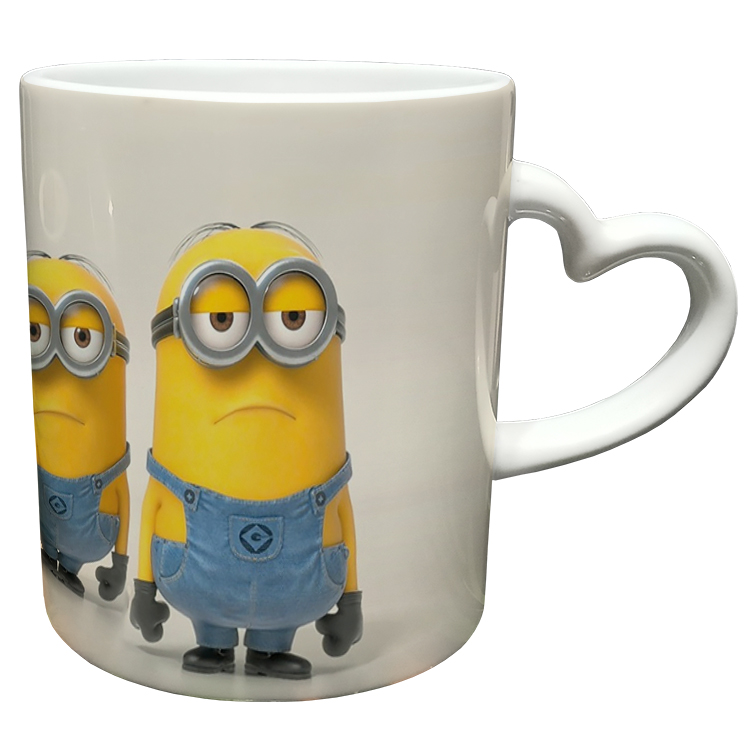 ماگ مدل دسته قلبی طرح مینیون کد 65