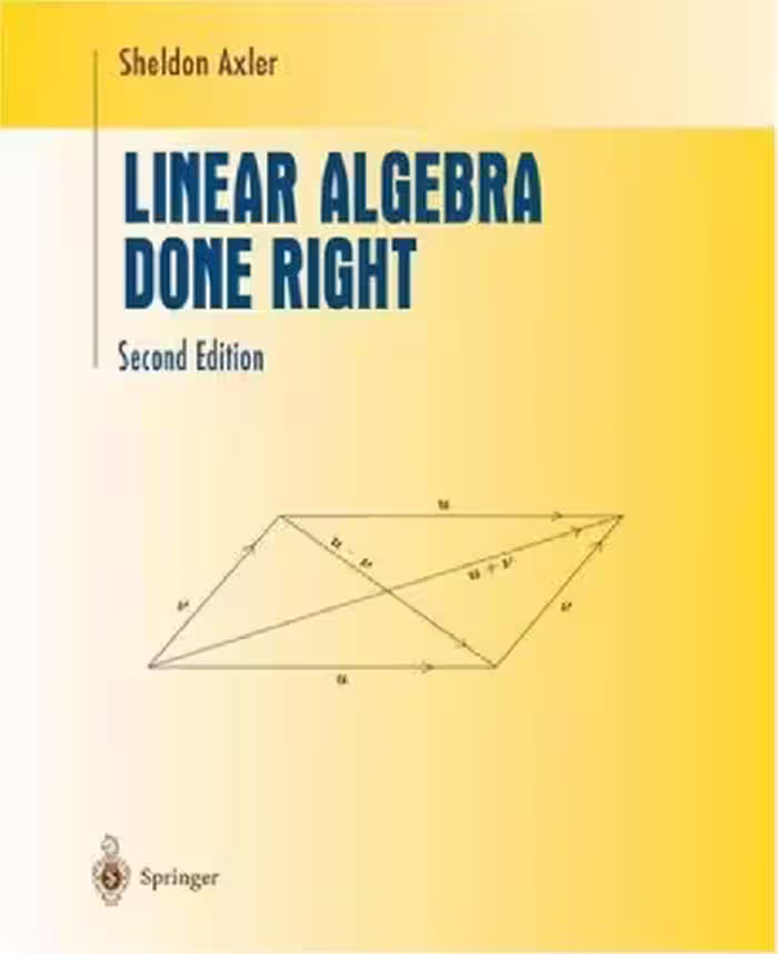 خرید و دانلود نسخه کامل کتاب Linear Algebra Done Right