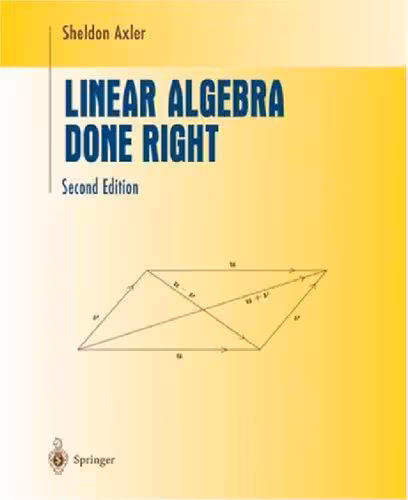 خرید و دانلود نسخه کامل کتاب Linear Algebra Done Right