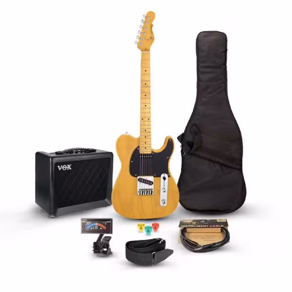 گیتار G&amp;L Pack No.2 Tribute ASAT Classic MP Butterscotch Blonde