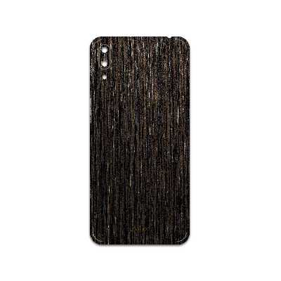 برچسب پوششی ماهوت مدل Dark-Gold-Stripes-Wood مناسب برای گوشی موبایل هوآوی Y7 Pro 2019