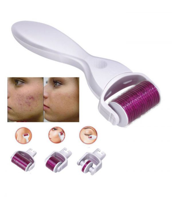 درمارولر سه در یک تیتانیومی derma roller 3in1