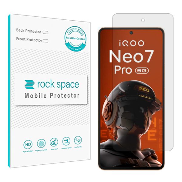 گلس ویوو iQOO Neo 7 Pro مدل نانو هیدروژل شفاف برند راک اسپیس کد S