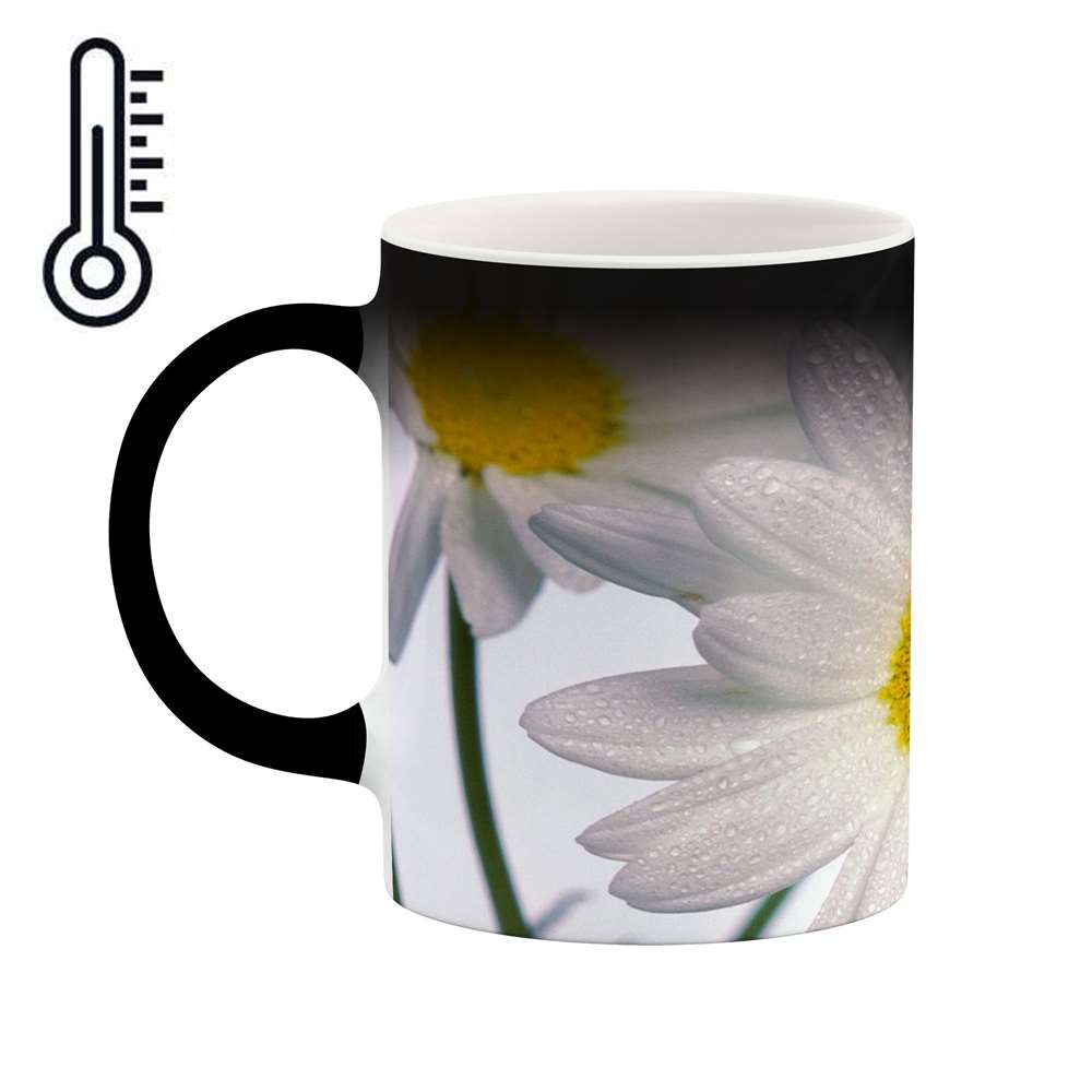 ماگ حرارتی طرح گل مدل mgh12063