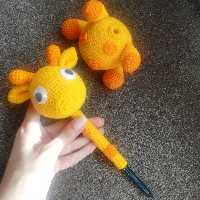 جاقلمی زرافه با خال نارنجی 