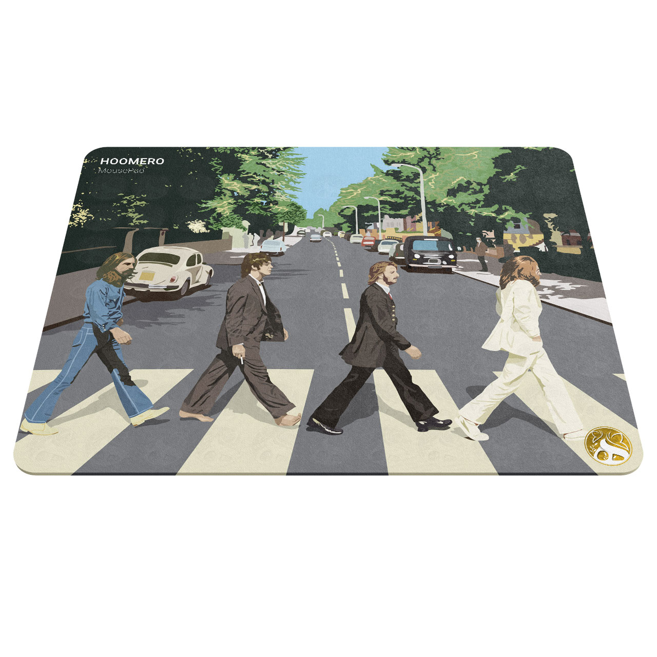ماوس پد هومرو مدل A5955 طرح The Beatles
