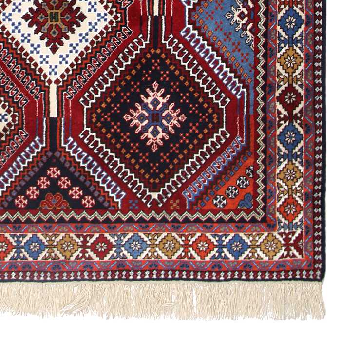 فرش دستبافت دو و نیم متری مدل قشقایی یلمه کد 990727