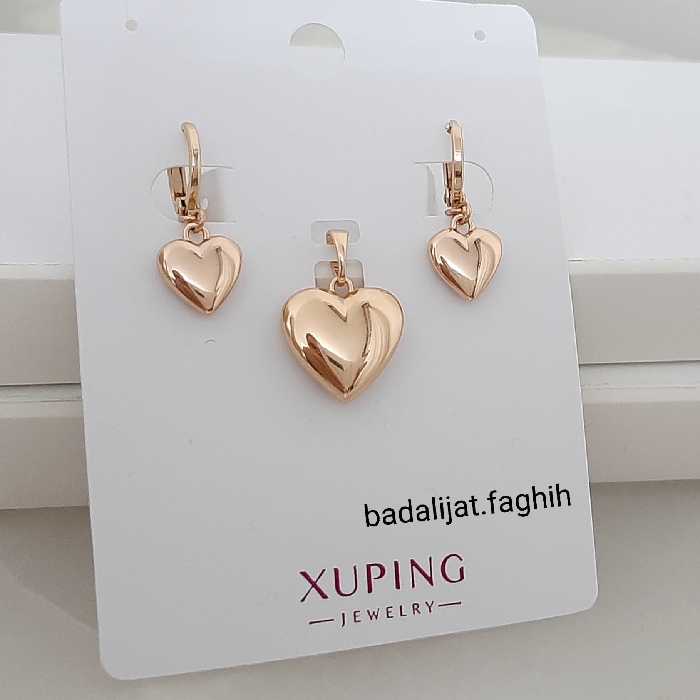 نیم ست ژوپینگ کاملا رنگ ثابت با آبکاری طلا و فوق العاده شیک ورق بزنید لطفا 