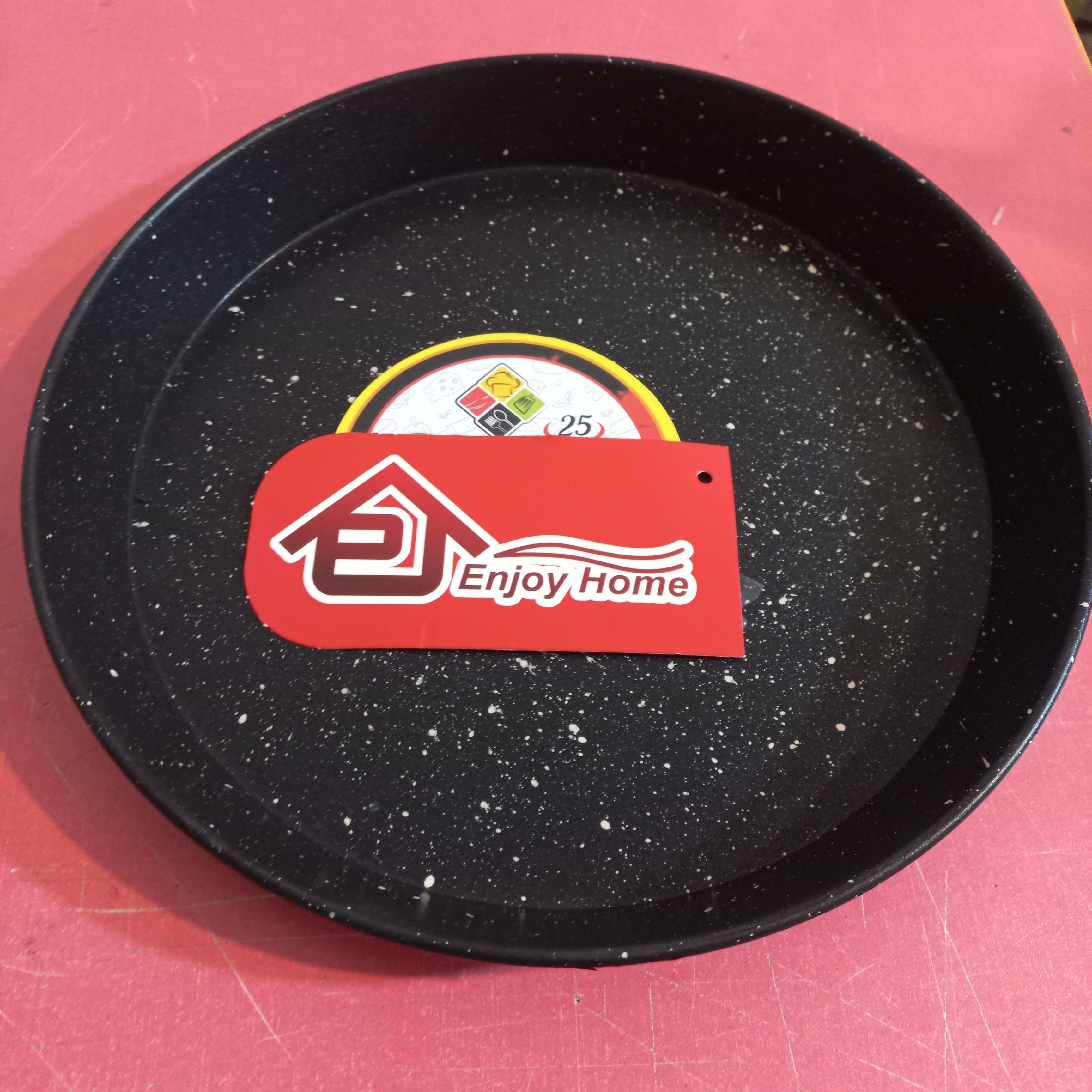 قالب پیتزا پزی با روکش گرانیتی - طرح گرد - سایز 28 - تک نفره