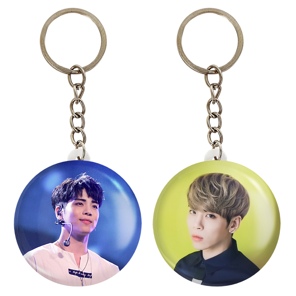 جاکلیدی خندالو مدل جونگهیون و کی گروه شاینی کد 1234512352 مجموعه 2 عددی