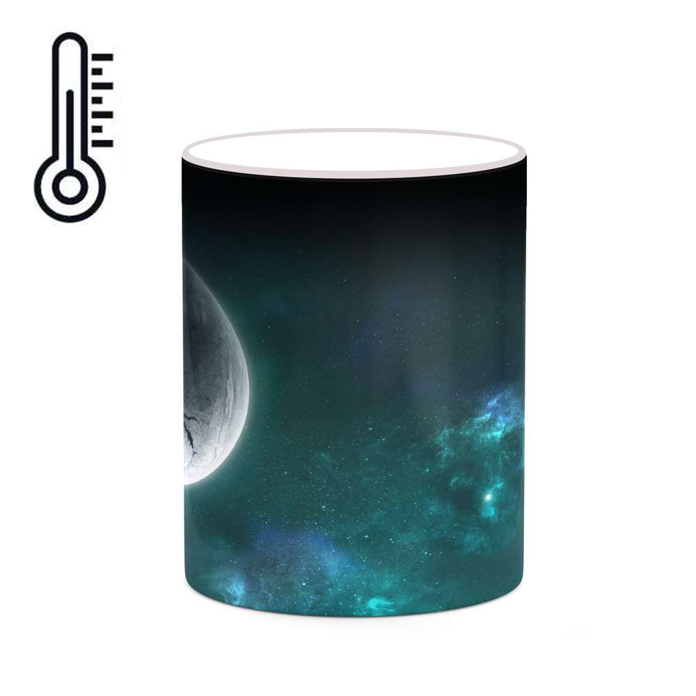 ماگ حرارتی کاکتی طرح فضا و کهکشان مدل mgh19979