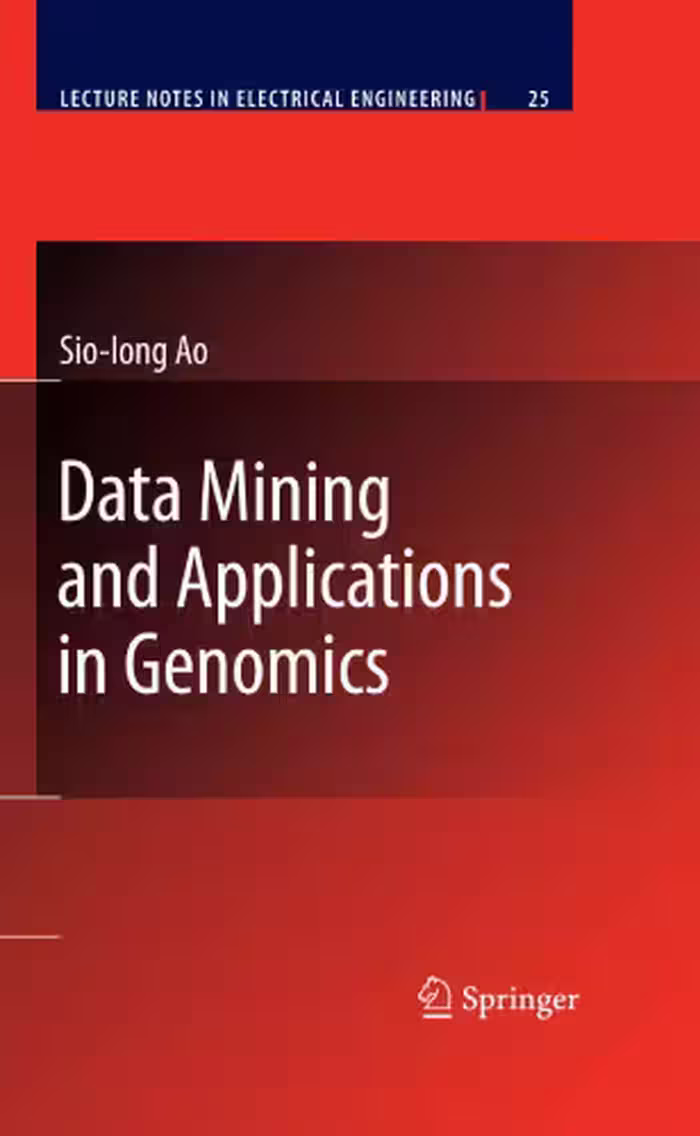 خرید و دانلود نسخه کامل کتاب Data Mining and Applications in Genomics