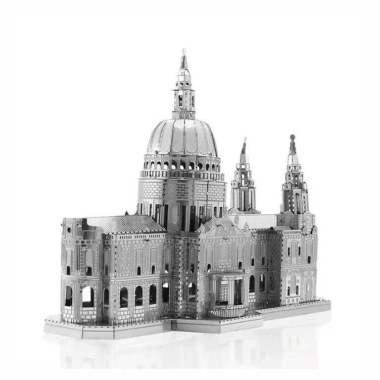 پازل فلزی 3 بعدی مدل ST Paul`s Cathedral (کلیسای جامع سنت پل)