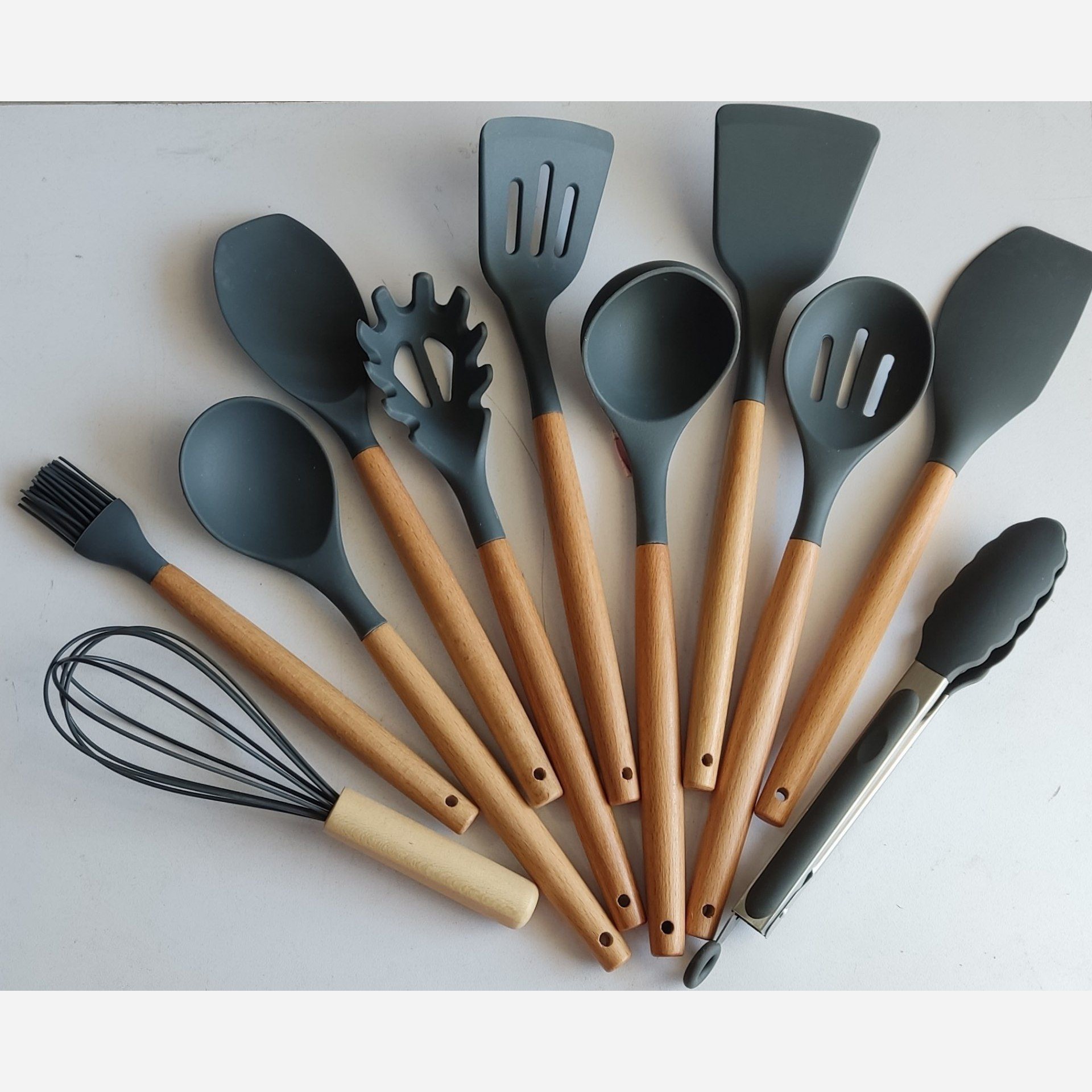 سرویس کفگیر  ملاقه سلیکونی کیچن ست نسوزاصلی