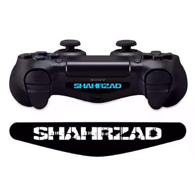 برچسب لایت بار دسته پلی استیشن 4 ونسونی طرح Shahrzad