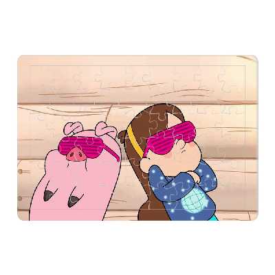 پازل 54 تکه طرح ابشارجاذبه مدل P861