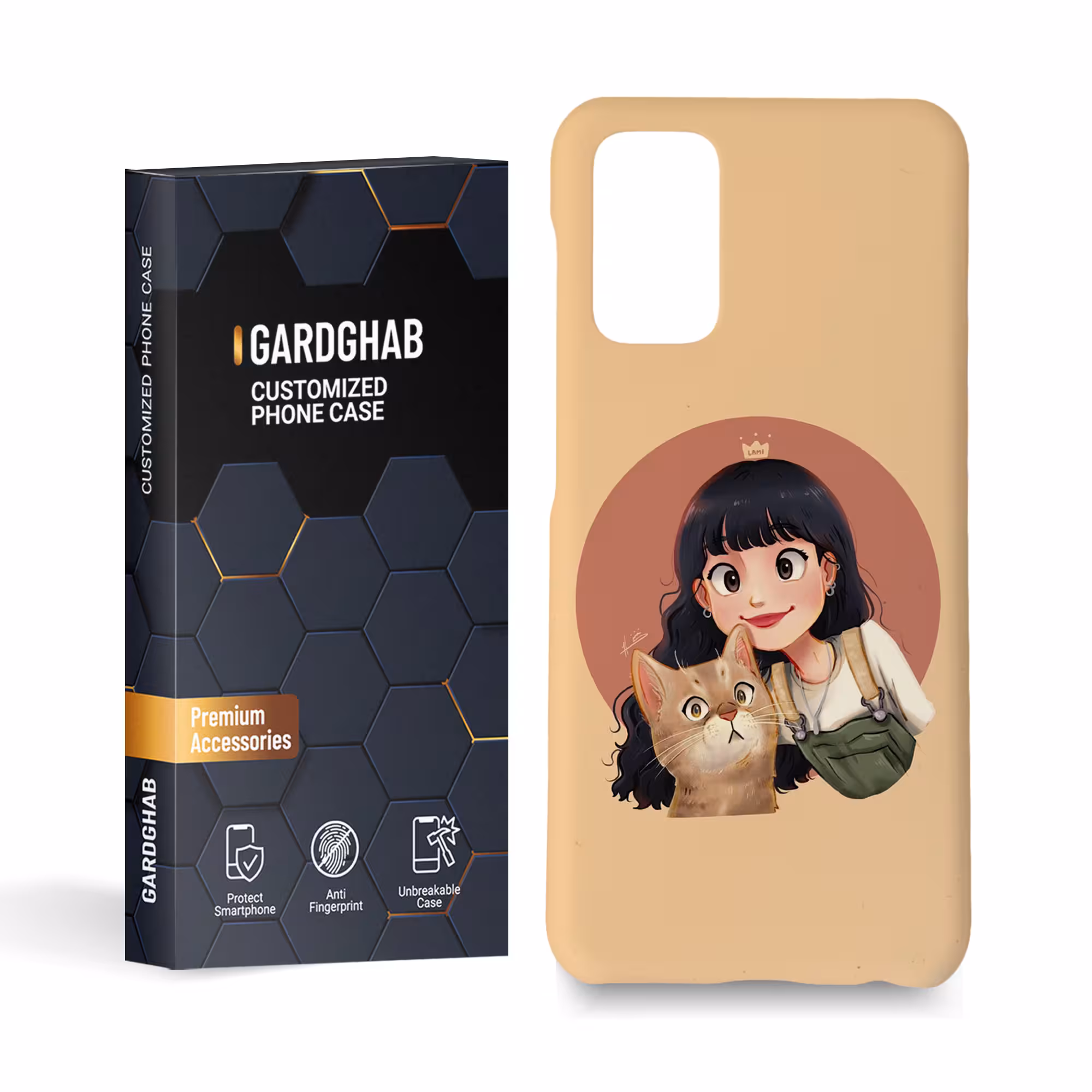 کاور گارد قاب مدل دخترانه مناسب برای گوشی موبایل سامسونگ Galaxy a13 4g  