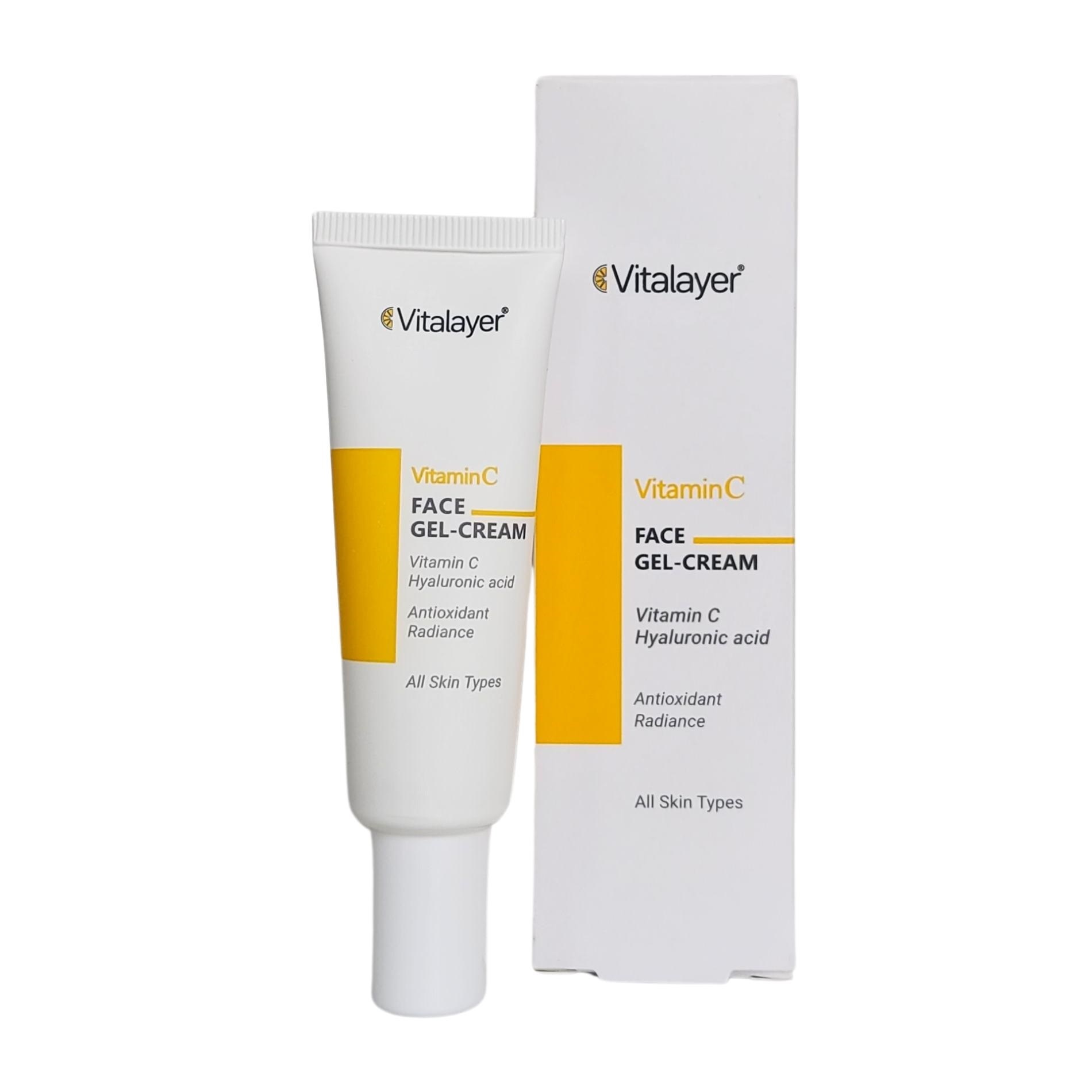 ویتالایر ژل کرم ویتامین سی پوست صورت 30 میل Vitamin C Face Gel Cream